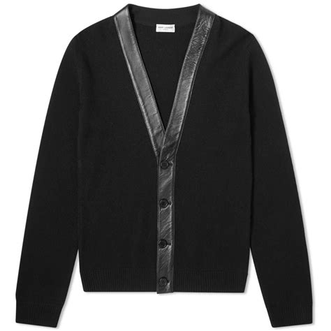 ysl mens cardigan|st laurent cashmere cardigan.